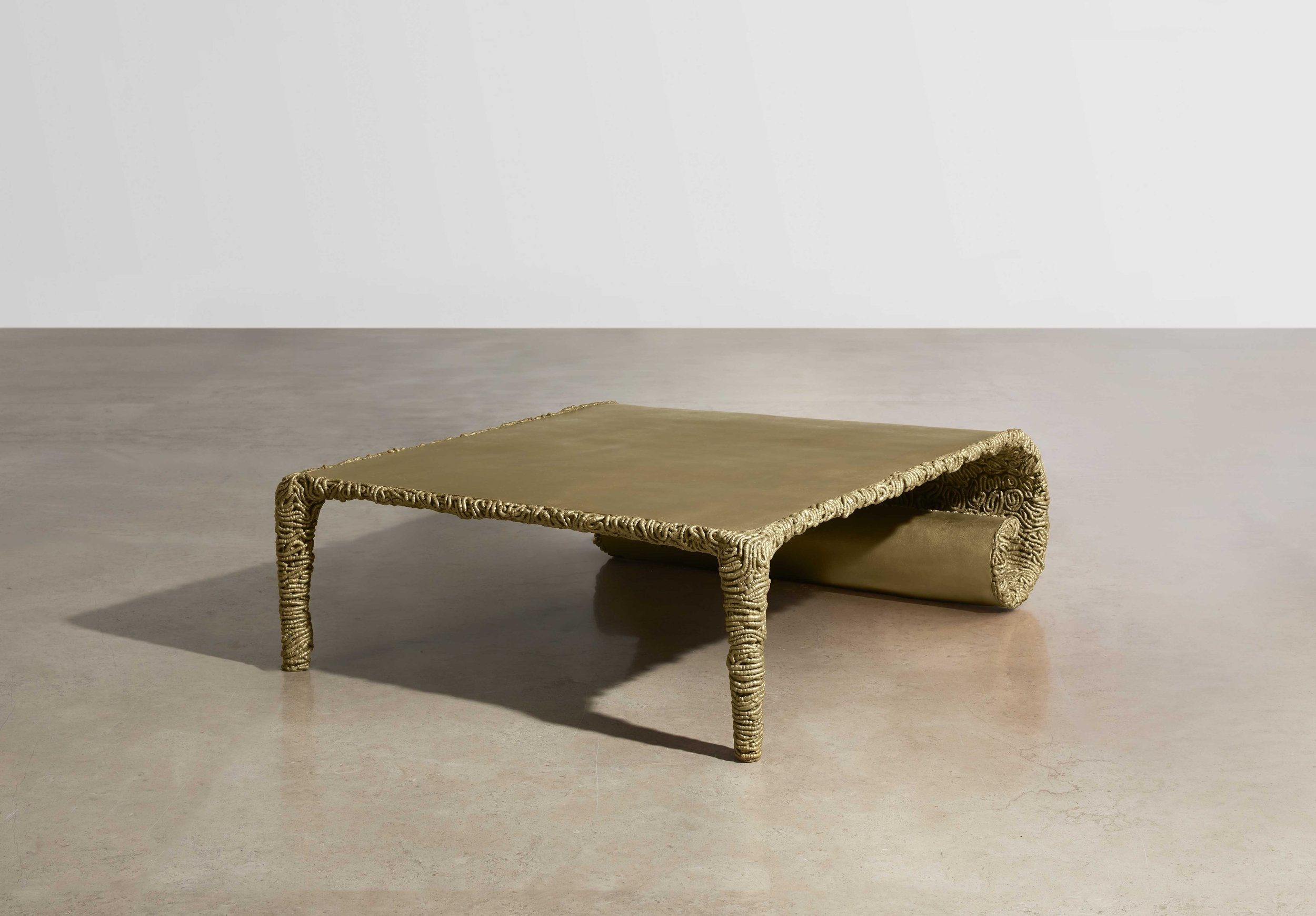 Posner trestle coffee table deals